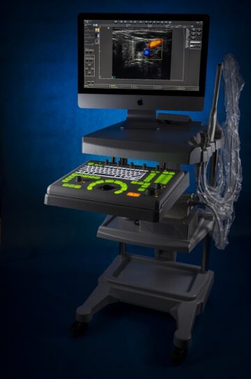 Wózek ultrasonografy telemed
